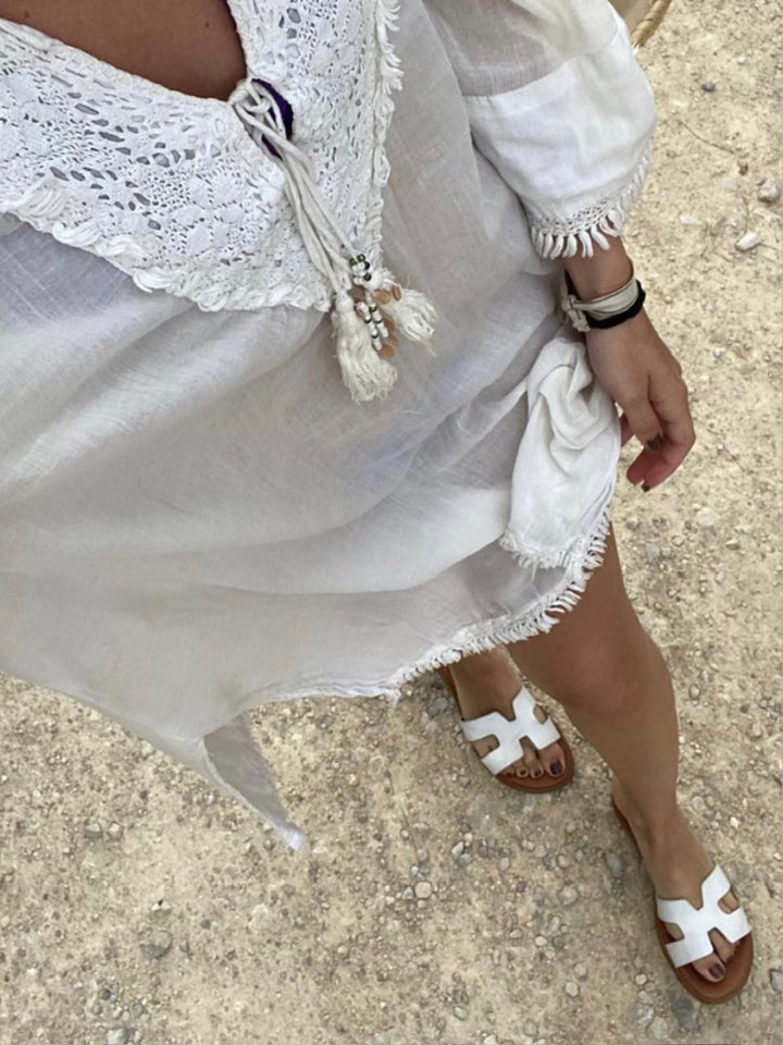Sandalia Saint Tropez White