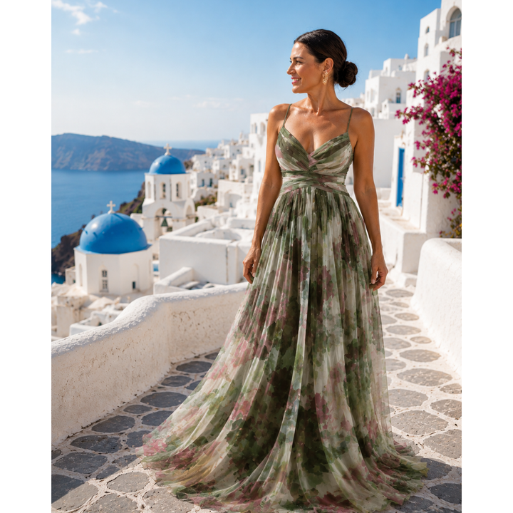 Isabella | Μακρύ Φλοράλ Φόρεμα