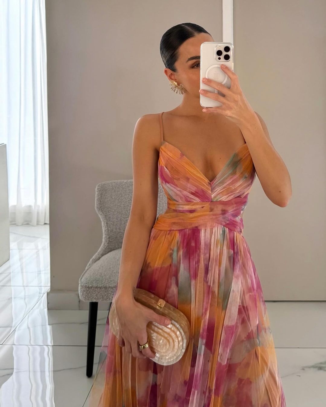 Santorea | Enchanted Floral Maxi Dress