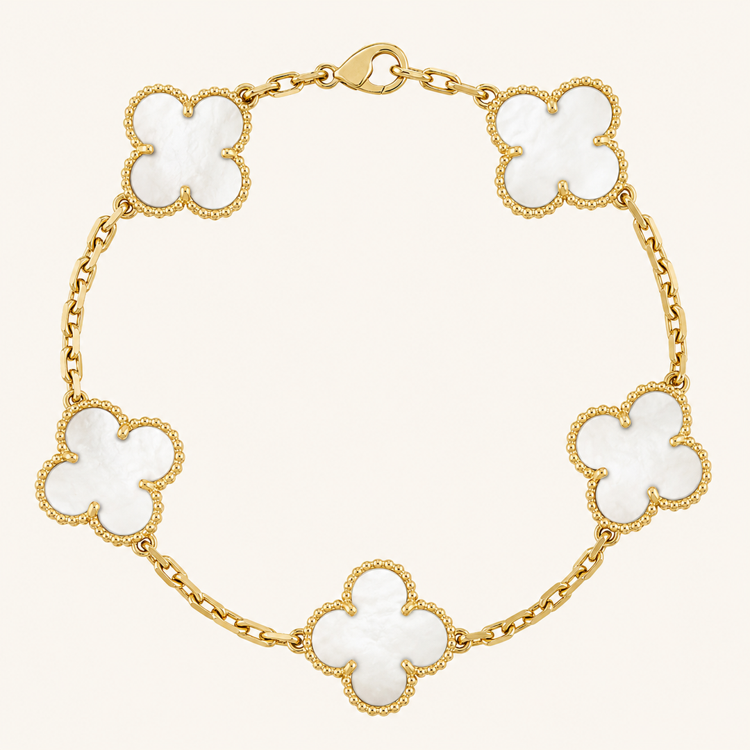 CLOVER | White Bracelet