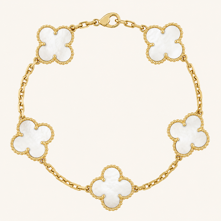 CLOVER | White Bracelet