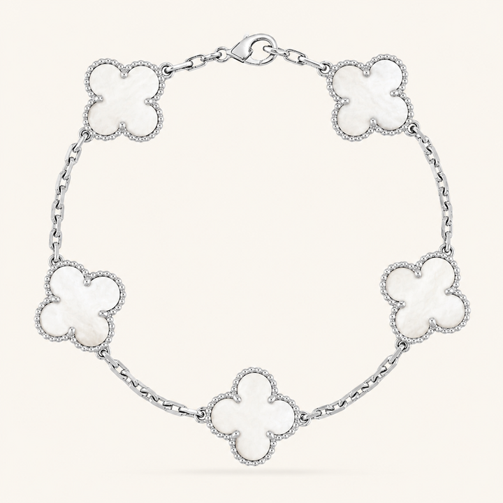 CLOVER | White Bracelet