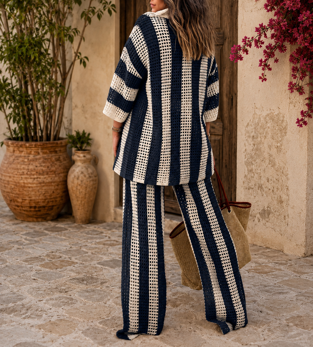 Sienna Breeze Crochet Set Elegant, warm, and perfect for a chic coastal vibe.