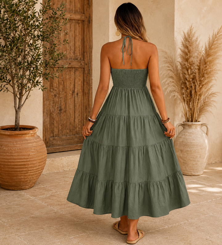 Luna Verde Maxi Dress