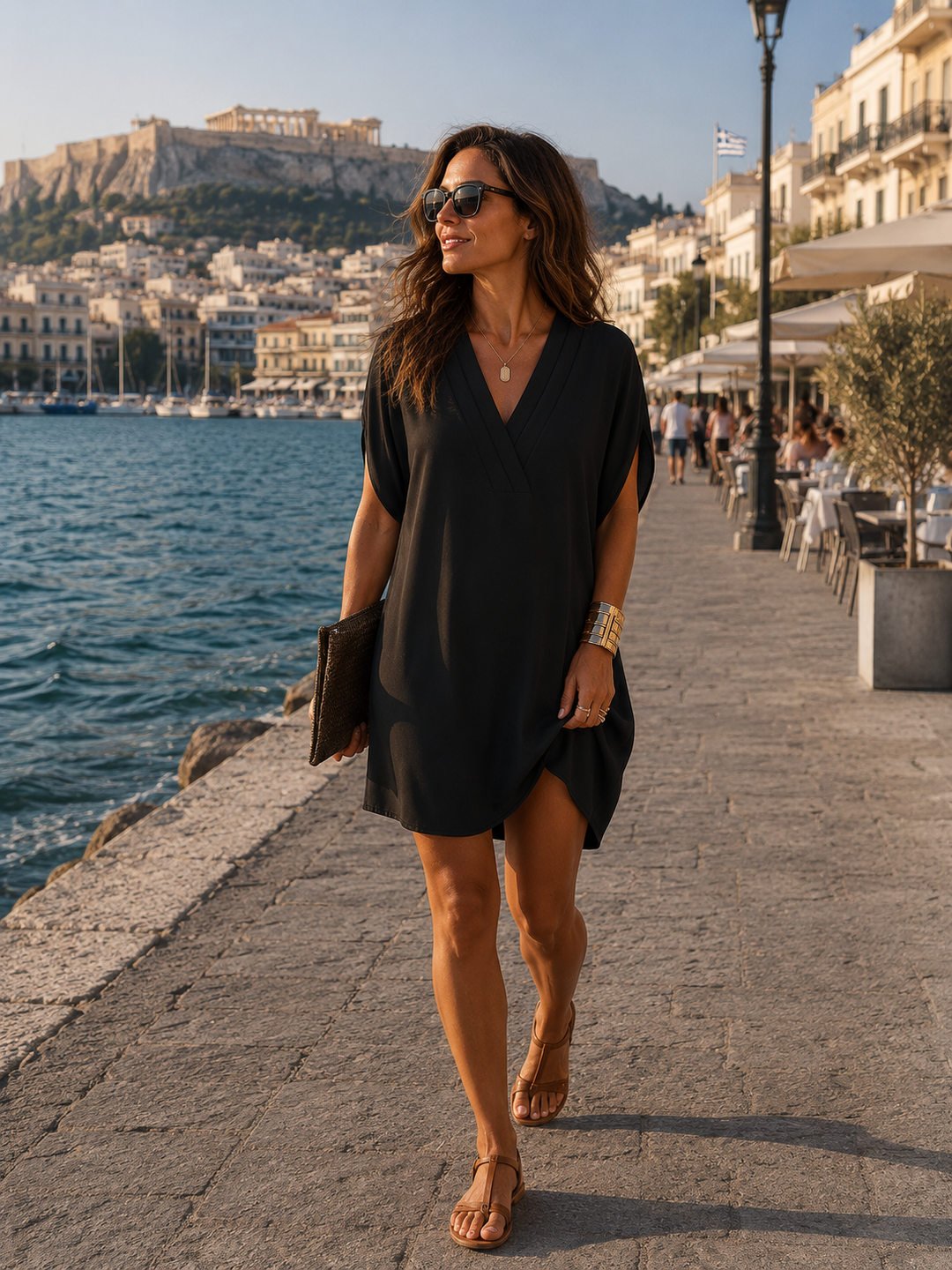 Laura | Φόρεμα Πικέ σε Στυλ Πουκαμίσου