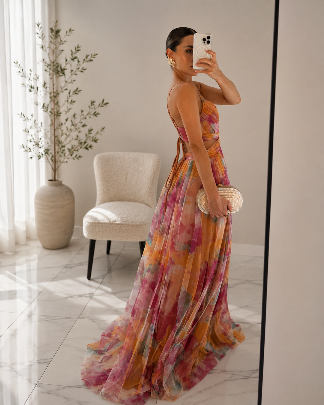 Giselle | Μακρύ Φλοράλ Φόρεμα
