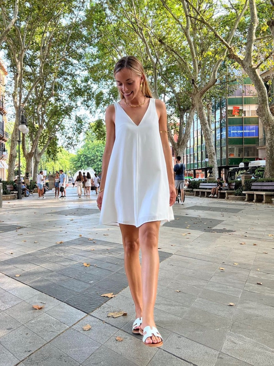 Sandalia Saint Tropez White