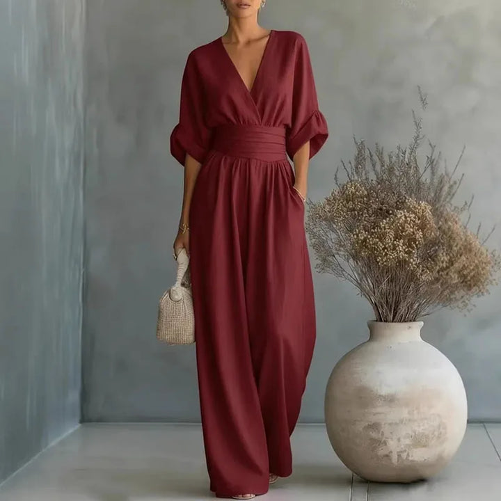 Chiara | Μακριά Αέρινη Ολόσωμη Φόρμα με Σχέδιο