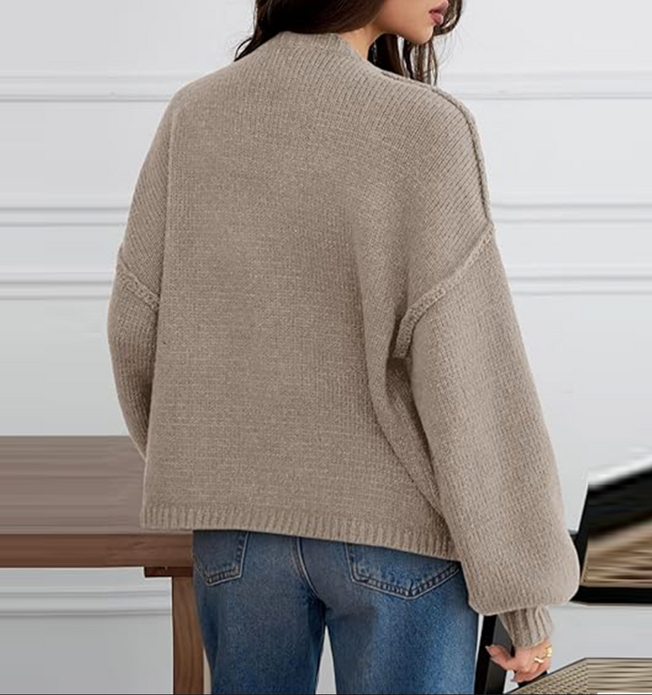 Women’s Knitted Cardigan – Soft Casual Button-Up Sweater