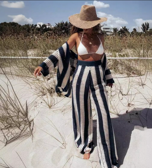 Sienna Breeze Crochet Set Elegant, warm, and perfect for a chic coastal vibe.