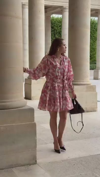 Rosé Jardin Mini Dress