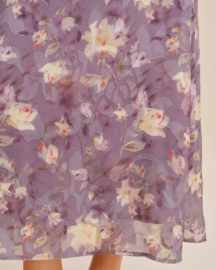 Lavender Grace | Κομψό Μάξι Φόρεμα